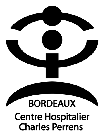 logo CH Perrens - Noir sur fond blanc