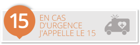 "En cas d'urgence j'appelle le 15"