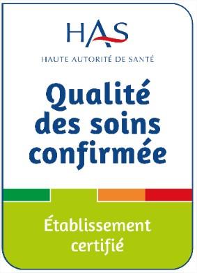 Certification - Qualité des soins confirmée